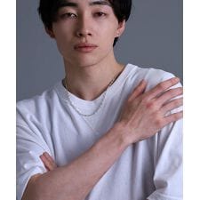 LH BASIC スイッチングマリンチェーンネックレス/50cm/シルバー925