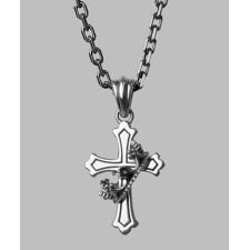 LH“HOWL”ハウリングクロスネックレス/SS SIZE/シルバー925