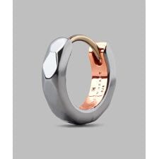 ライオンハート(LION HEART)のLH for Gift カッティングフープピアス/シルバー×ピンク/シルバー925