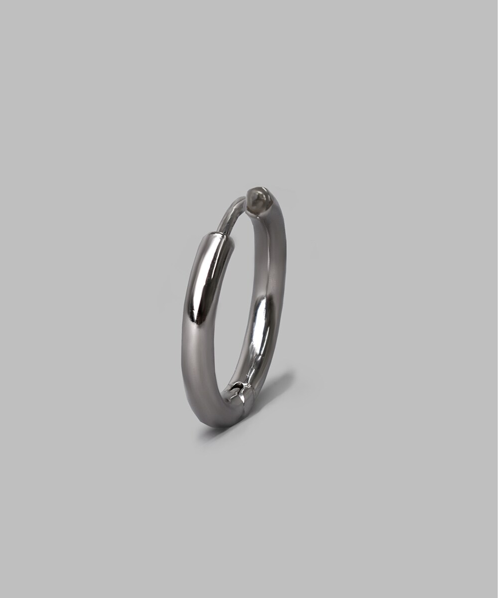 プラチナ900フープピアス 楽天市場】Pt900 プラチナ パイプ フープピアス 1mm×13mm メンズ