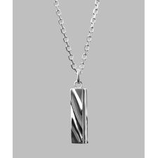 LH for Gift ツイストテクスチャープレートネックレス/シルバー925