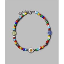 LH T.H.R フラワーLEOアンクレット/マルチカラー/ビーズ