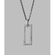 LH“Ivitz” eraアウトラインプレートネックレス/シルバー925