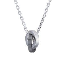 【限定展開】LH-1 SANDダブルリングネックレス/コンビ/サージカルステンレス金属アレルギー対応