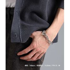 LH LH-1 変形アンカーチェーンブレスレット/サージカルステンレス 金属アレルギー対応