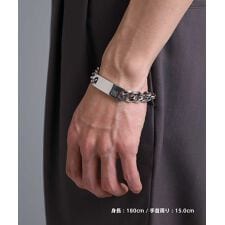 LH LH-1 IDブレスレット/サージカルステンレス 金属アレルギー対応