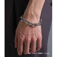 LH LH-1 チャンキーチェーンブレスレット/サージカルステンレス 金属アレルギー対応