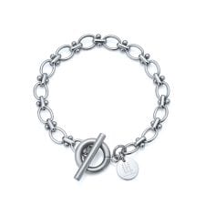 LH LH-1 ミディアムチェーンブレスレット/typeD/サージカルステンレス 金属アレルギー対応