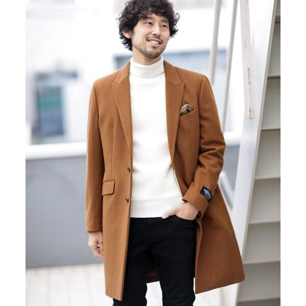 nano universe 中綿チェスターコート super100’s L WEB限定》SUPER100'S メルトンチェスターコート | ナノユニバース(NANO