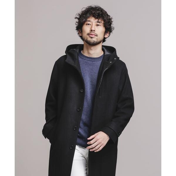 WEB限定》SUPER100'S メルトンフードコート | ナノユニバース(NANO