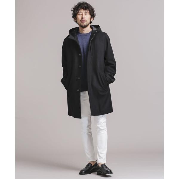 WEB限定》SUPER100'S メルトンフードコート | ナノユニバース(NANO