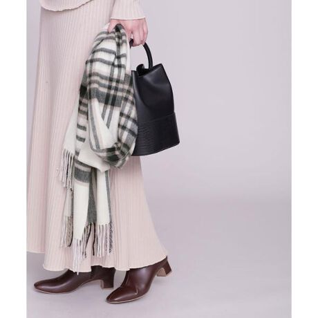 カシミヤ100％チェックストール | ナノユニバース(NANO universe  