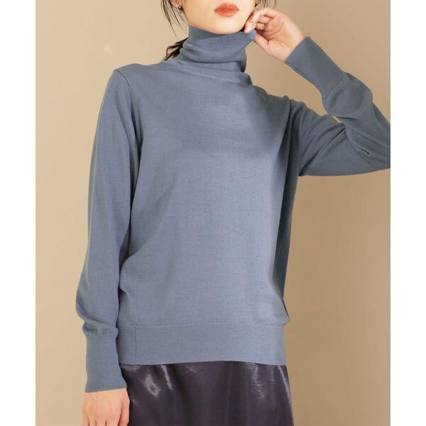 ナノユニバース　毛玉レスニット　nanouniverse毛玉レス　Vネック 毛玉レスニット タートルプルオーバー | ナノユニバース(NANO universe
