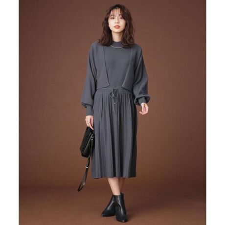 ボレロカーディガンセットニットワンピース ナノユニバース Nano Universe ファッション通販 マルイウェブチャネル