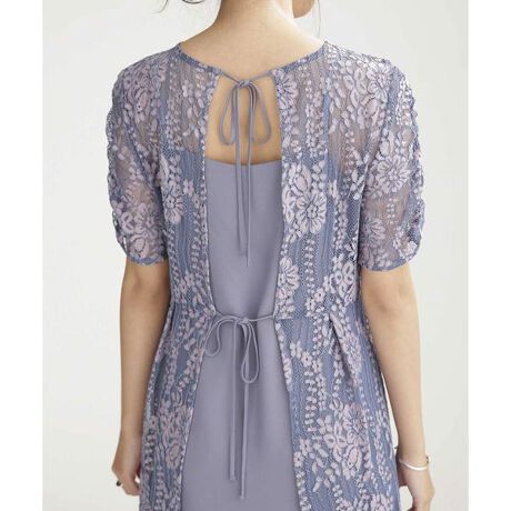 Kaene 配色レースエプロンワンピース ナノ ユニバース Nano Universe ファッション通販 マルイウェブチャネル Ca000 994 81 01