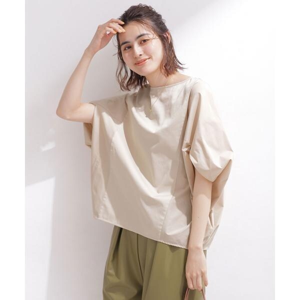 Web限定 Tcギャバ ドッキングコクーンブラウス 七分袖 ナノユニバース Nano Universe