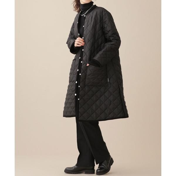 TRADITIONAL WEATHERWEAR／別注キルティングAラインロングコート