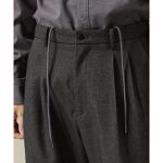 ユーティリティーテックウール２タックワイドイージーパンツ|詳細画像