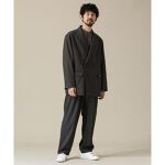 ユーティリティーテックウール２タックワイドイージーパンツ|詳細画像