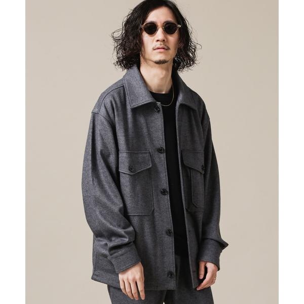 ウール混ダンボールニットブルゾン(セットアップ対応) | ナノ