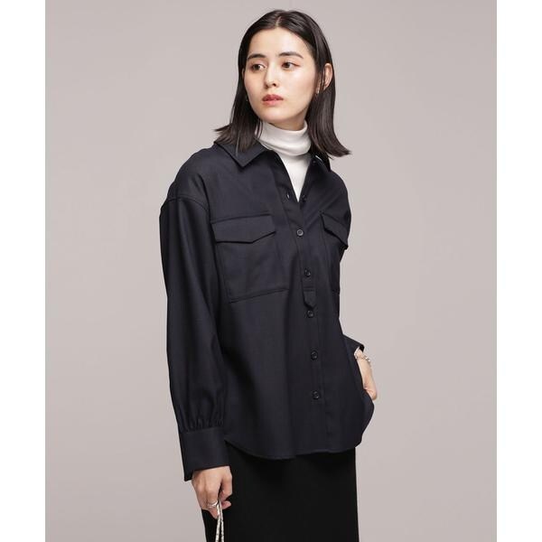 ギャザースリーブオーバーシャツ 長袖 | ナノユニバース(NANO universe