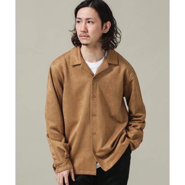 テックスブリッドフェイクスウェードシャツ | ナノユニバース(NANO