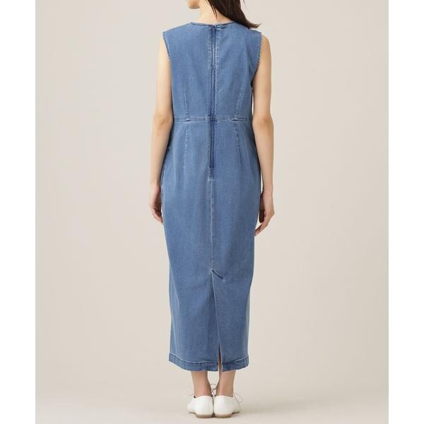 驚きの値段 テンセルデニムワンピース ノースリーブ ワンピース Www Ntfw Org
