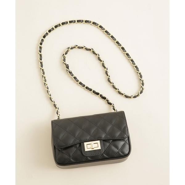 AULENTTI／キルティングチェーンショルダーバッグ | ナノユニバース