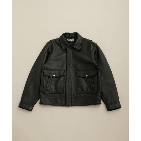 【schott】ナノ・ユニバース別注　Pコート　Lサイズ schott】ナノ・ユニバース別注 Pコート Lサイズ - メルカリ