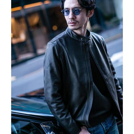 LB.03／WONDER LIGHT LEATHERシングルライダース | ナノユニバース  