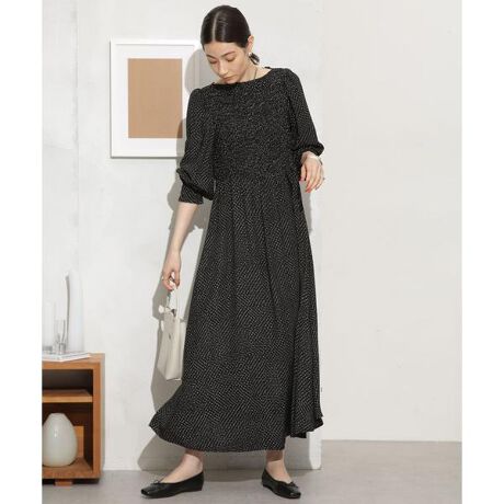 ipekerプリントシャーリングワンピース | ナノユニバース(NANO  