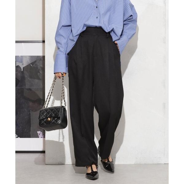 ツータックハイウエストパンツ | ナノユニバース(NANO universe