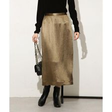 ヘビーサテンIラインスカート