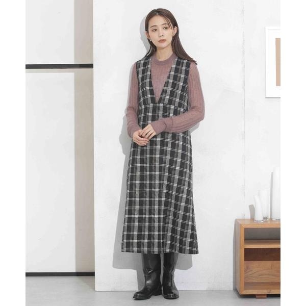 【新品】アーバンリサーチ リネンレーヨンVネック切替ギャザーワンピース セール】リネンレーヨンVネック切替ギャザーワンピース