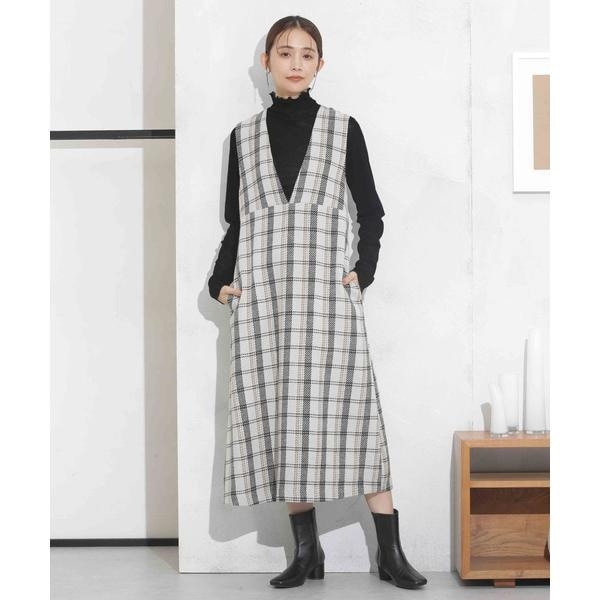 Vネックジャンパースカート | ナノユニバース(NANO universe) | マルイ