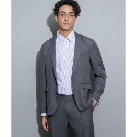 N JACKET BASIC」TEXBRID(R)ポンチストレッチジャケット 