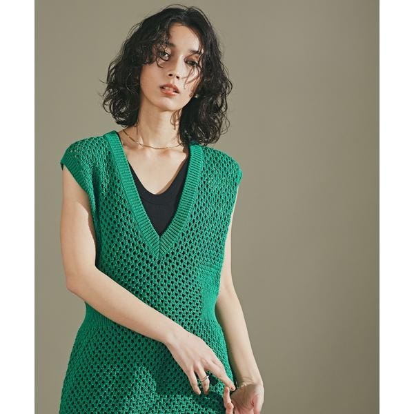 DROIT BELLO（ドロイトベロ）ジャガード柄シャギーニット | ビー