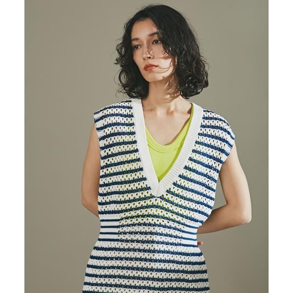 ニット セーター DROIT BELLO（ドロイトベロ）ジャガード柄シャギーニット レディース DROIT BELLO ニット セーター BELLO（ドロイトベロ）ジャガード