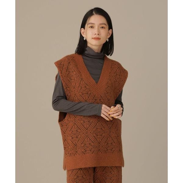 JOURNAL STANDARD relume マクラメ編みフリンジベスト JOURNAL STANDARD relume｜マクラメ編みフリンジベスト