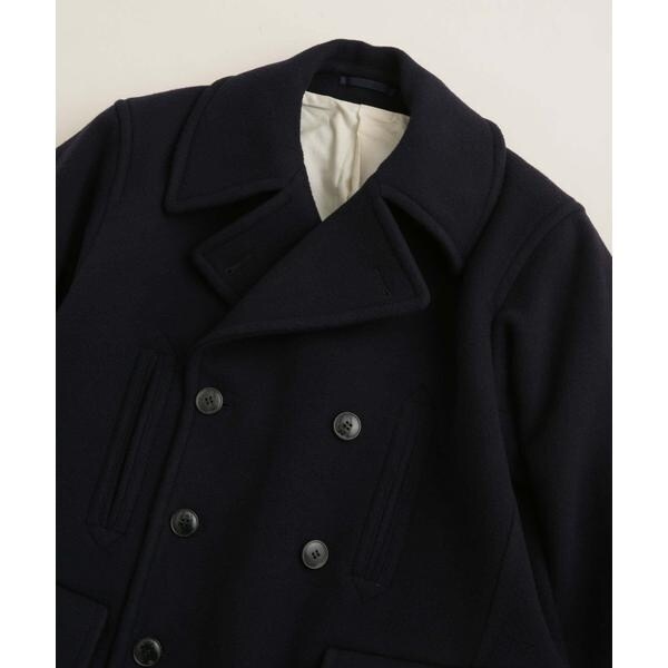 YLEVE／WOOL MOSSER PEA COAT | ナノユニバース(NANO universe