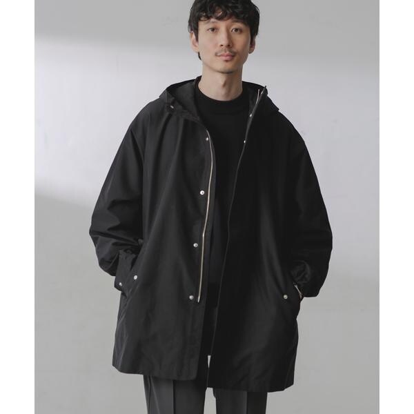 新品＊ナノユニバース＊スプリットヤーンショートモッズコート NANO universe（ナノユニバース）の「スプリットヤーンタフタショート