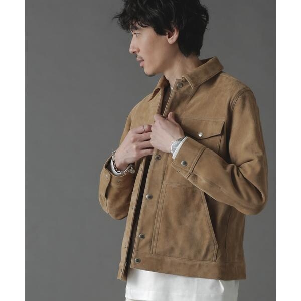 ゴートスウェードトラッカージャケット | ナノユニバース(NANO