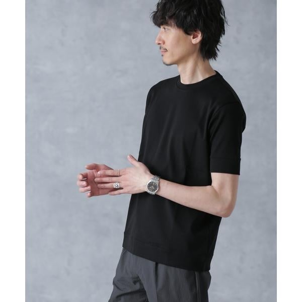 FORMAL JERSEY」クルーネックカットソー半袖 | ナノユニバース