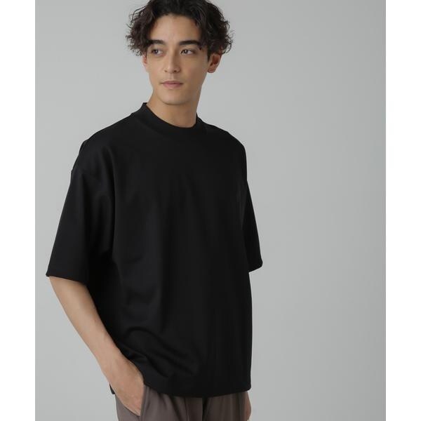 シルケットポンチワイドモックネックTシャツ シルケットポンチワイドモックネックTシャツ｜ナノ・ユニバース