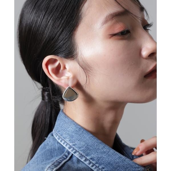 PHILIPPE AUDIBERT/Mason earrings シルバー美品 PHILIPPE AUDIBERT／Mason earrings シルバー | ナノユニバース(NANO