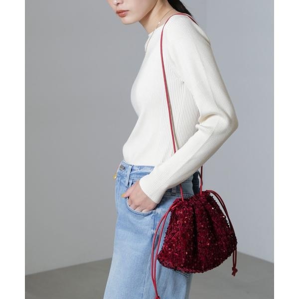 ZARA スパンコール　バッグ　巾着　ツーウェイ　いちご　ストロベリー　新品 ZARA スパンコール バッグ 巾着 ツーウェイ いちご ストロベリー