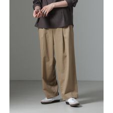 「大人のワイドパンツ」2タックワイドトラウザーズ