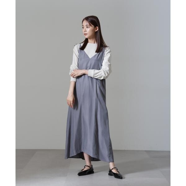 【NEW限定品】 TR起毛Iラインキャミワンピース | スローブ イエナ(SLOBE IENA ワンピース