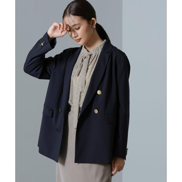 訳あり！　ナノユニバース　ドライウェザーストレッチダブルジャケット ドライウェザーストレッチ ダブルジャケット(セットアップ可) | ナノ