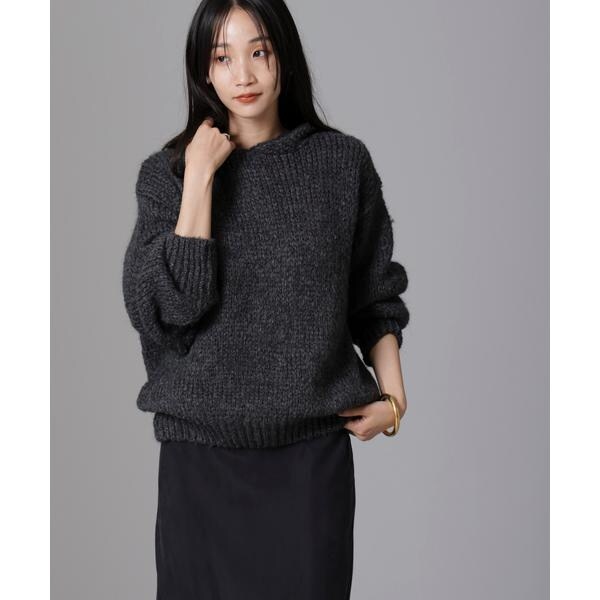 トリコットジーンマルクSLOBE 別注 PO KNIT SESAMY セール】TRICOTS JEAN MARC SLOBE別注 クロップPOニット BRADLEY